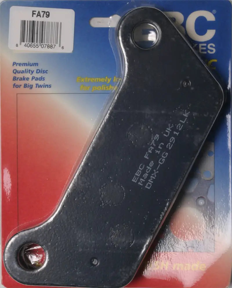 Black motorcycle brake pad for FA79 Organic Brake Pads Fa79 Brake Pads online sale