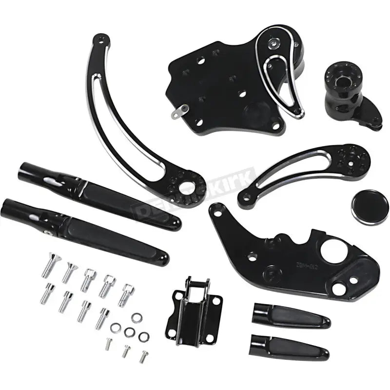FCK-F14AE-FR-SE Hawg Halters Inc Ext Forward Cntrls Black Slotted Flh 14-Up - Foot Controls