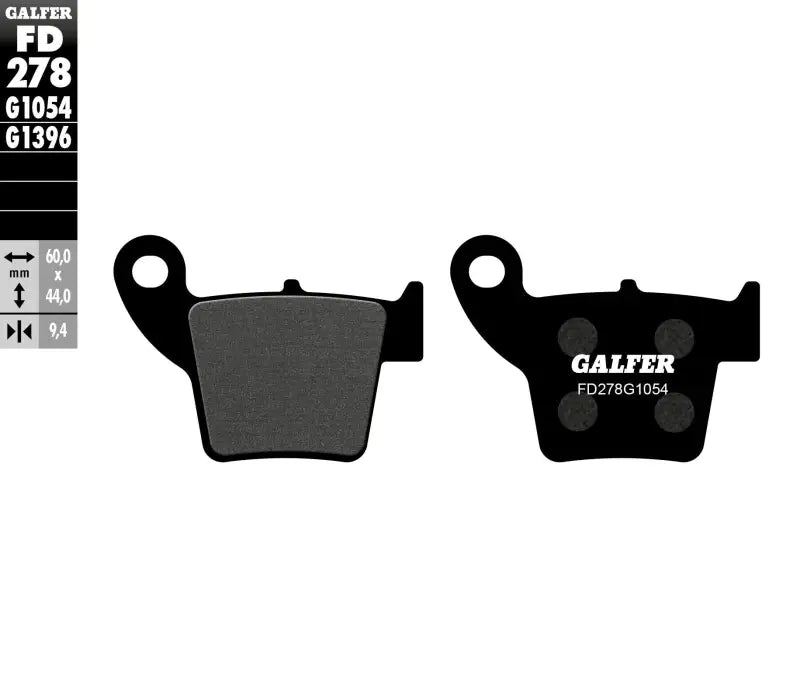 FD278G1054 Brake Pads Semi Metallic Fd278g1054 - Semi-Metallic