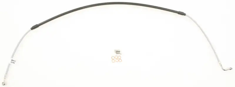 FK003D289-1 Steel Brake Line Front Kaw - Stainless Hydraulic