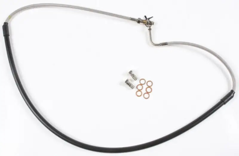 Stainless steel FK003D798-3 Galfer motorcycle brake line kit with banjo bolts and crush washers
