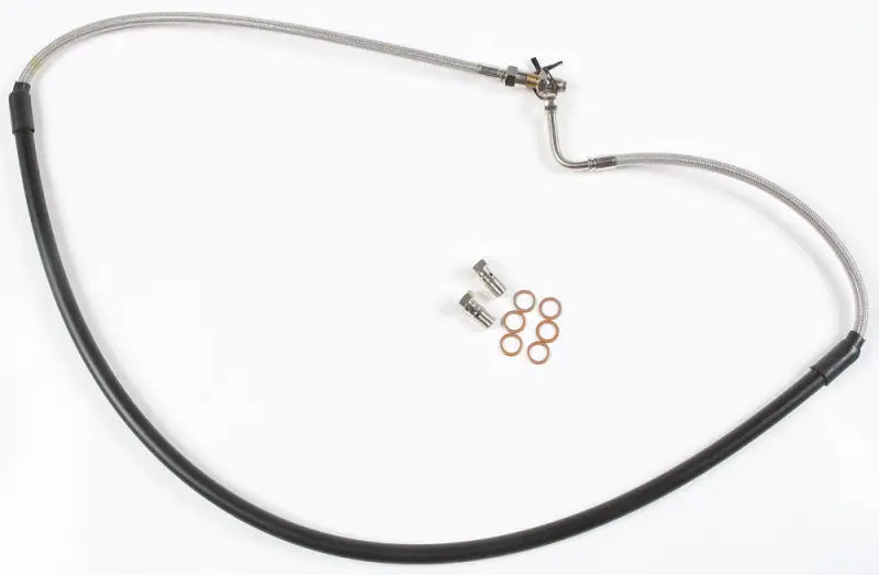 Automotive brake line kit FK003D805-5 with banjo bolts and crush washers