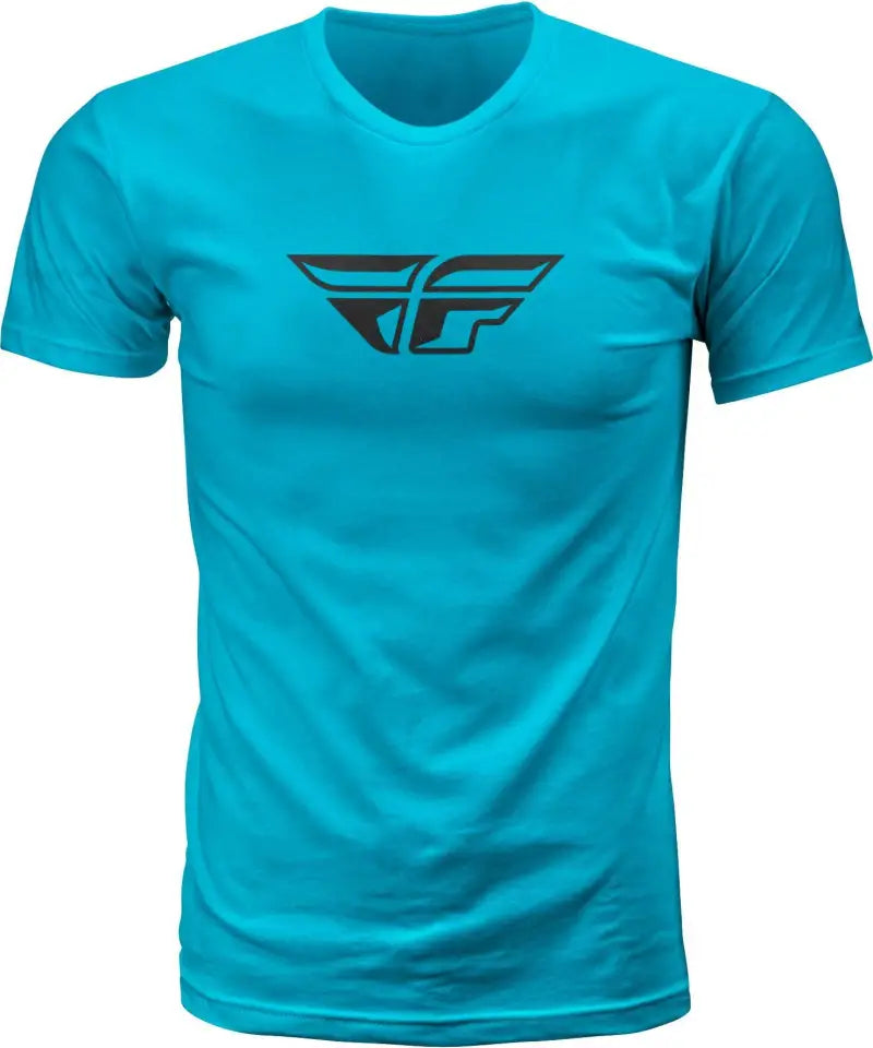 Fly F-Wing Tee Turquoise Lg