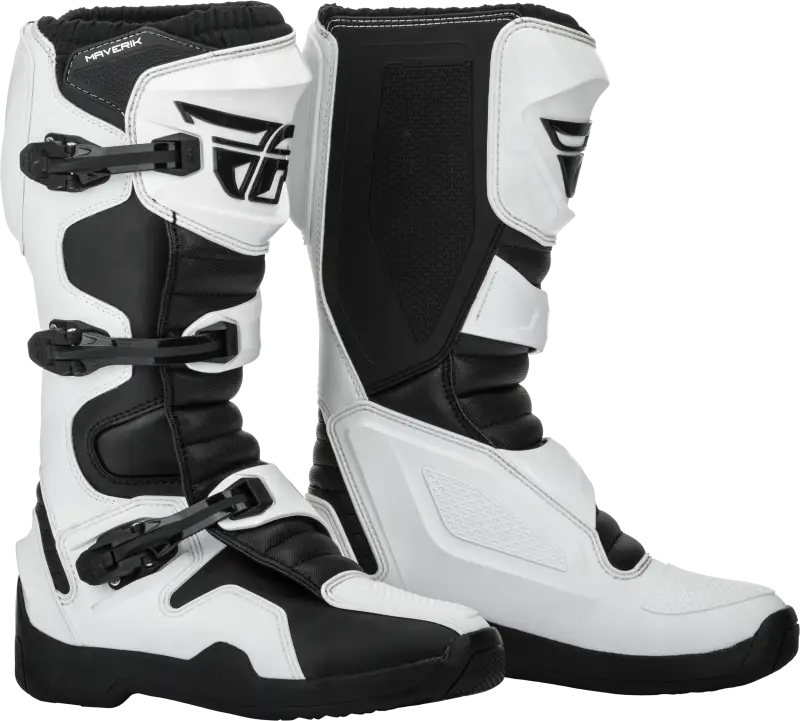 Fly Racing Fly Racing 364-67512 Maverik Boots White/Black Sz 12