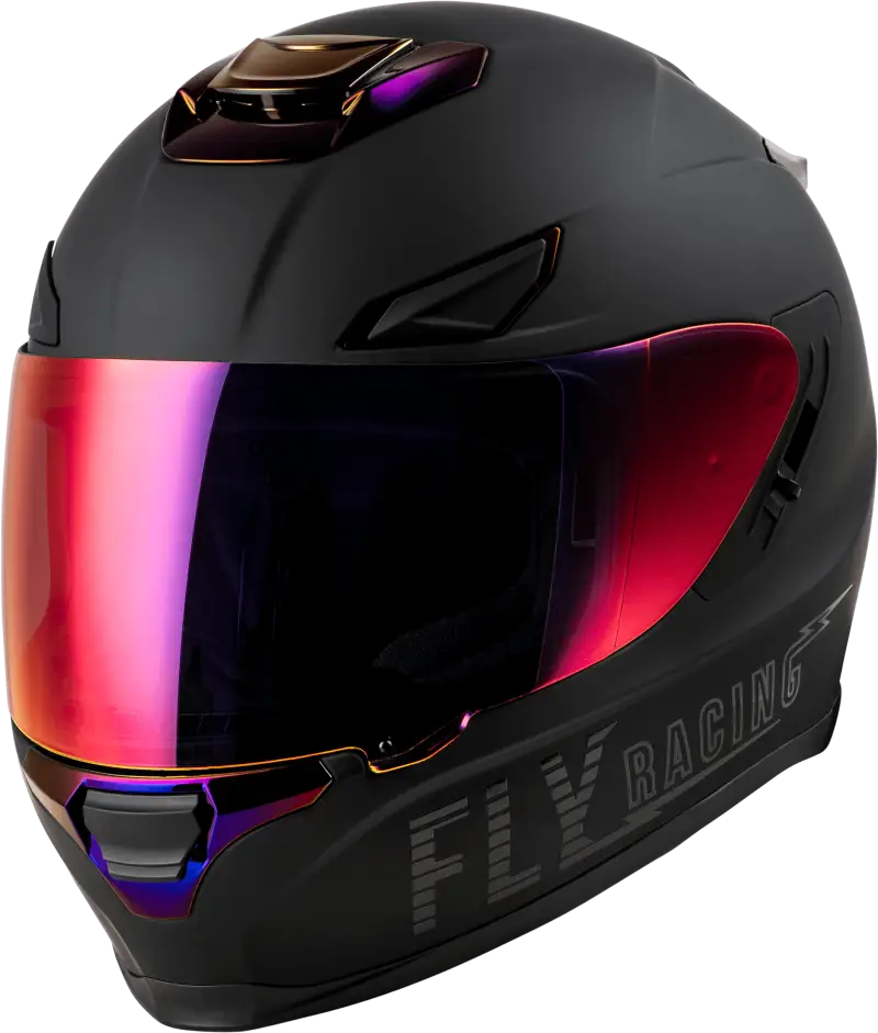 Sentinel Recon Helmet Matte Black/Purple Chrome Xl