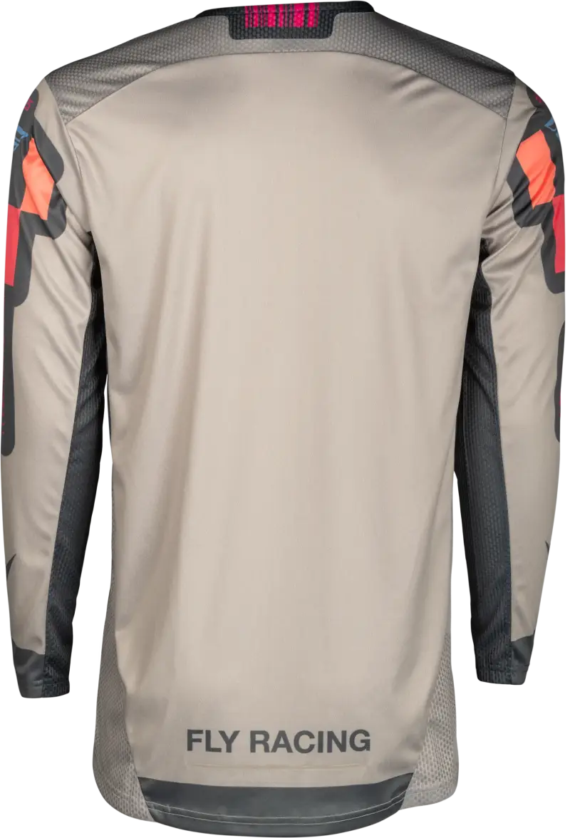 FLY RACING Lite Vice Jersey in Light Grey/Pink/Coral - Part Number 378-724X - FLY RACING
