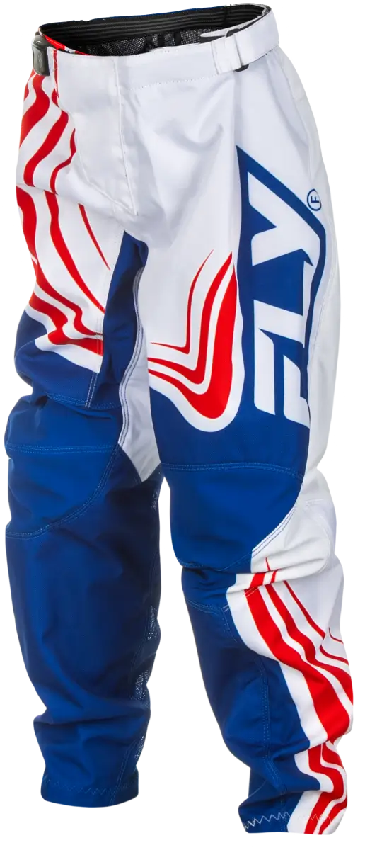 FLY RACING Youth F 16 Pants C378-23220 - Red/White/Blue, Size 20 - FLY RACING