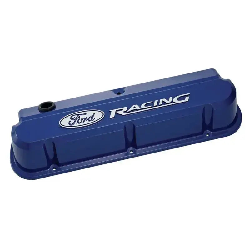 Ford Racing 289-351 Slant Edge Blue Valve Cover - Engine Components