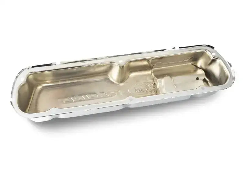 Ford Racing Mustang Logo Stamped Steel Chrome Valve Covers - Engine Components