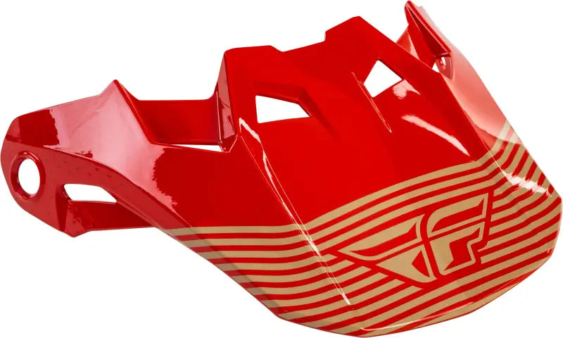 Formula Cc Primary Helmet Visor Red/Khaki Xl 2x - FLY RACING