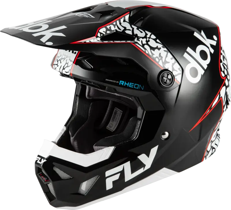 Formula Cp Dbk Helmet Black/White/Red Sm - FLY RACING
