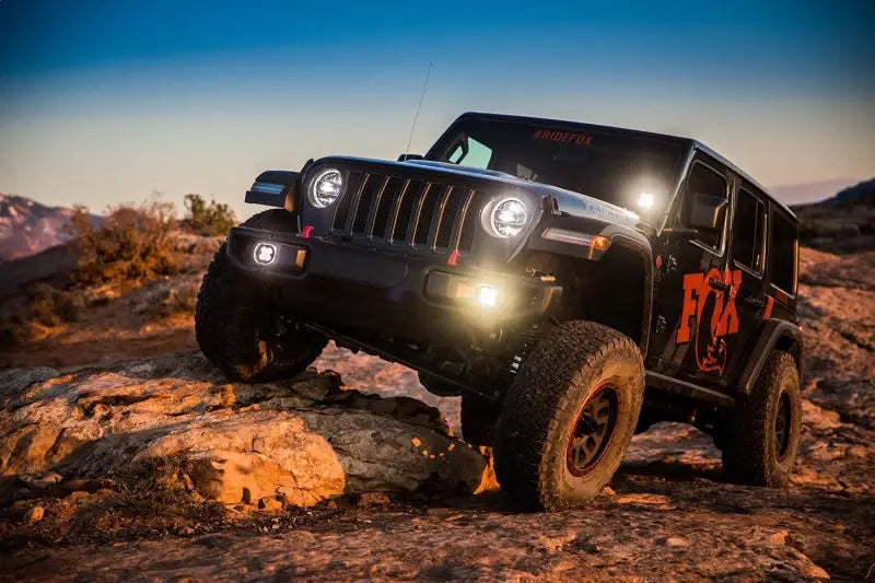 Fox 18-Up Jeep JL / 20-Up Gladiator 2.0 Factory Series Gen2 2.0in. Trvl 10in Ext Front Bump Stop IFP - Truck &