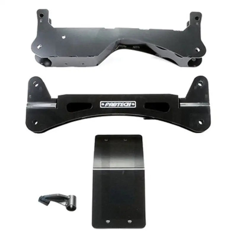 Black metal automotive suspension components in FT20494 Fabtech Hardware Kit