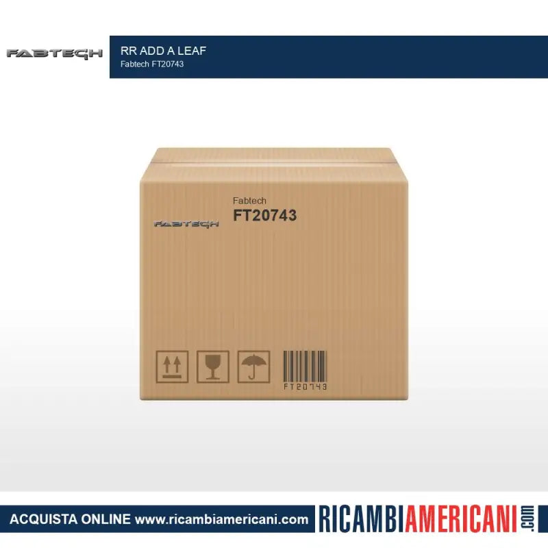 FT20743 Fabtech Rr Add A Leaf - Add-A-Leaf Kit