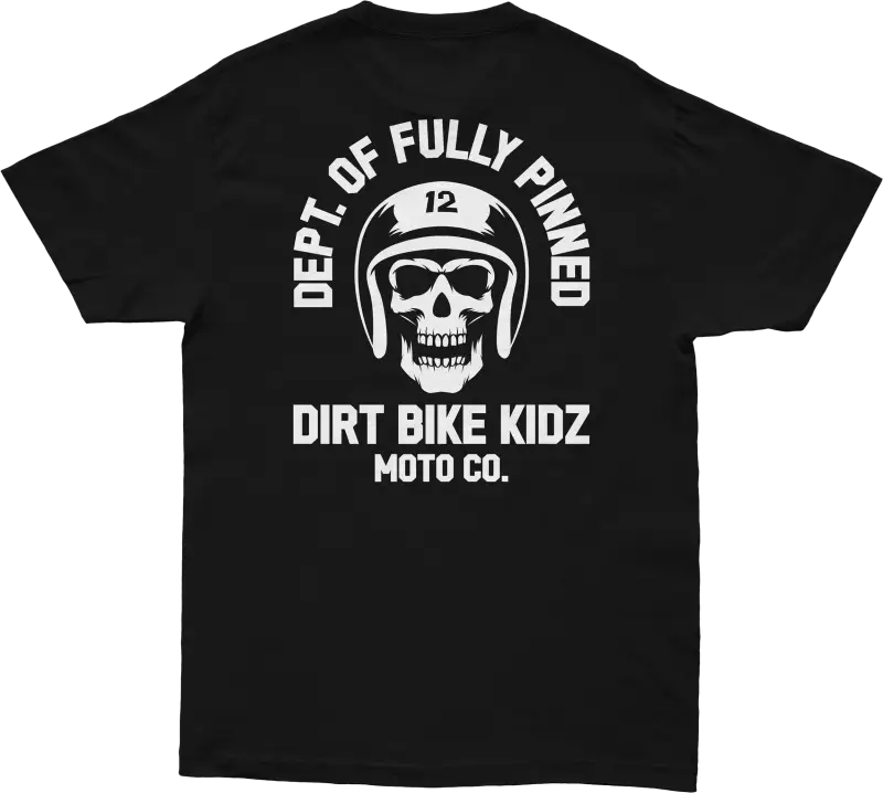 Fully Pinned Youth Tee Black Yx - DBK