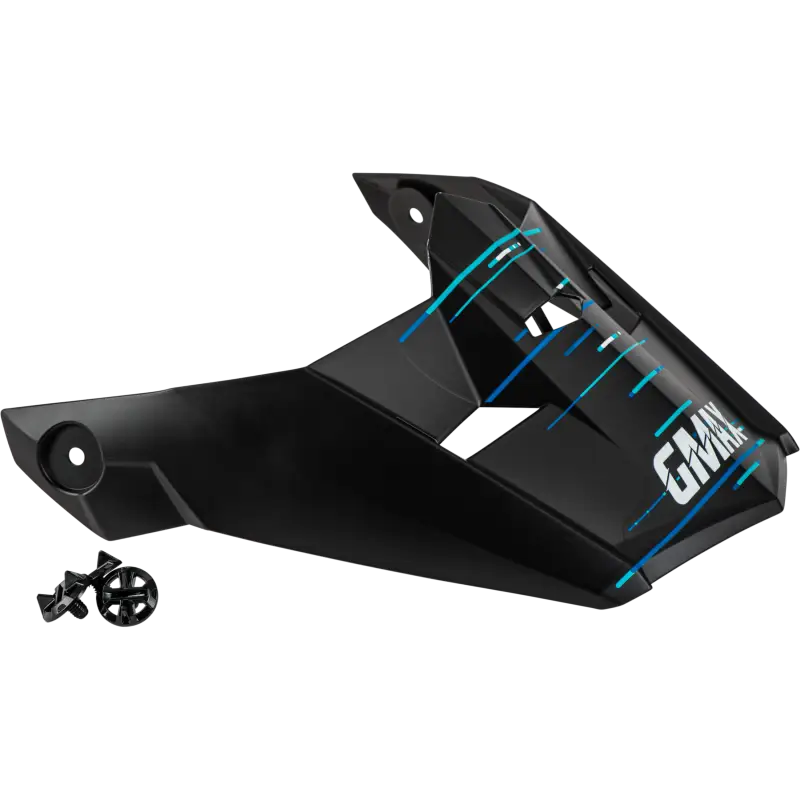 G0463116 Mx 46 Frequency Off Road Visor Matte Black/Blue Md 3x