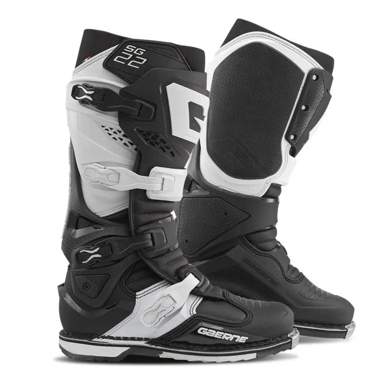 Gaerne SG22 Boot Black/White Size - 8 - Gaerne