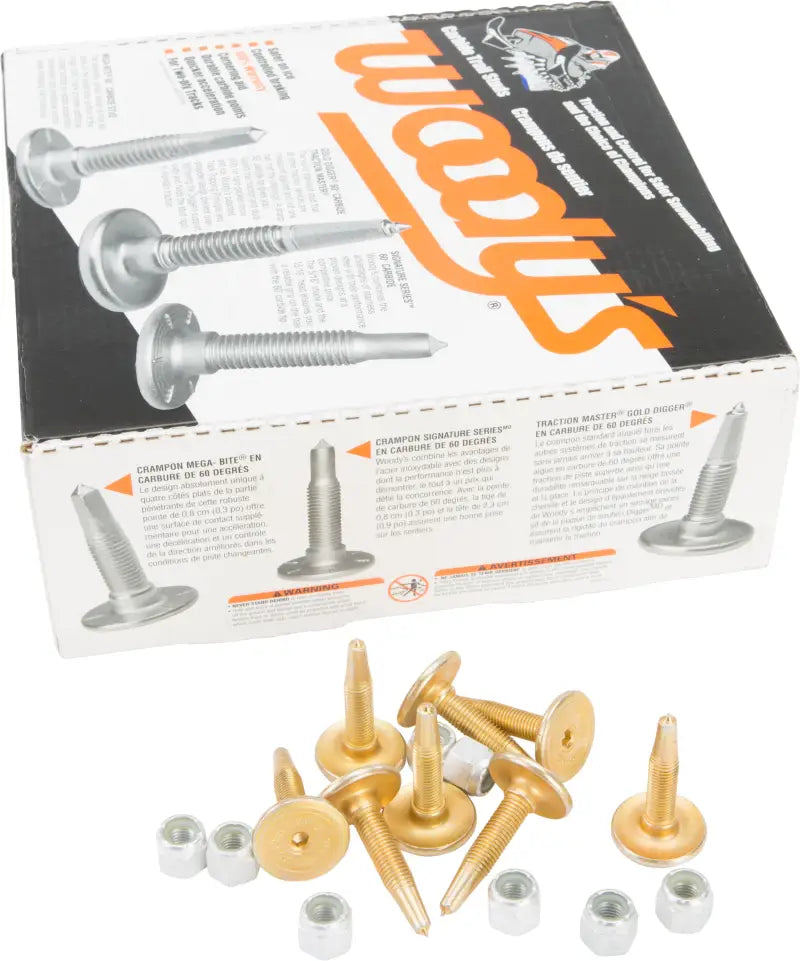 GDP6-1325-CS Gold Digger Carbide Studs 1.325’’ 144/Pk - Traction Master