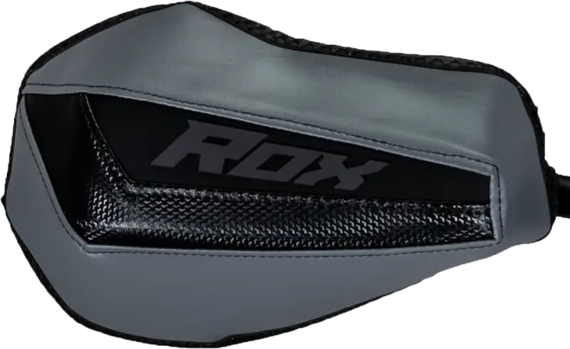 Gray and black Flex Tec Handguards with textured grip for training and protection