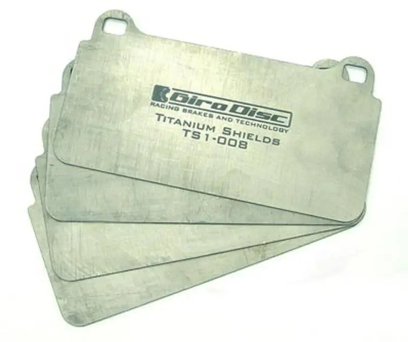 GiroDisc 2020 Subaru WRX (w/Brembo Calipers Performance Pkg) Front Titanium Pad Shields - Brakes