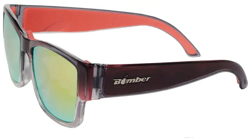 Gm104-Rm-Rf Bomber Gomer Bomb Floating Eyewear Crystal Smoke W/Red Mirror