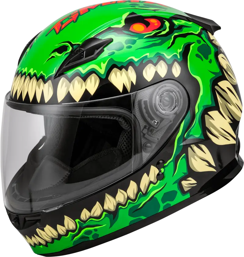 Youth Gm-49Y Drax Helmet Green Yl