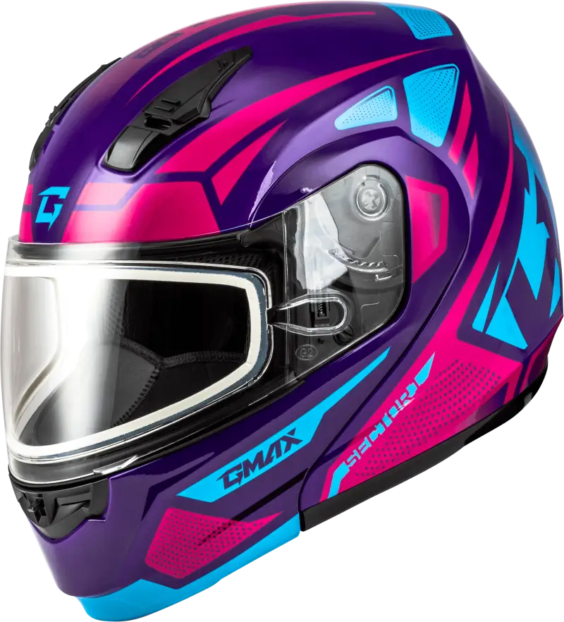 Md-04S Sector Snow Helmet Violet/Pink Lg