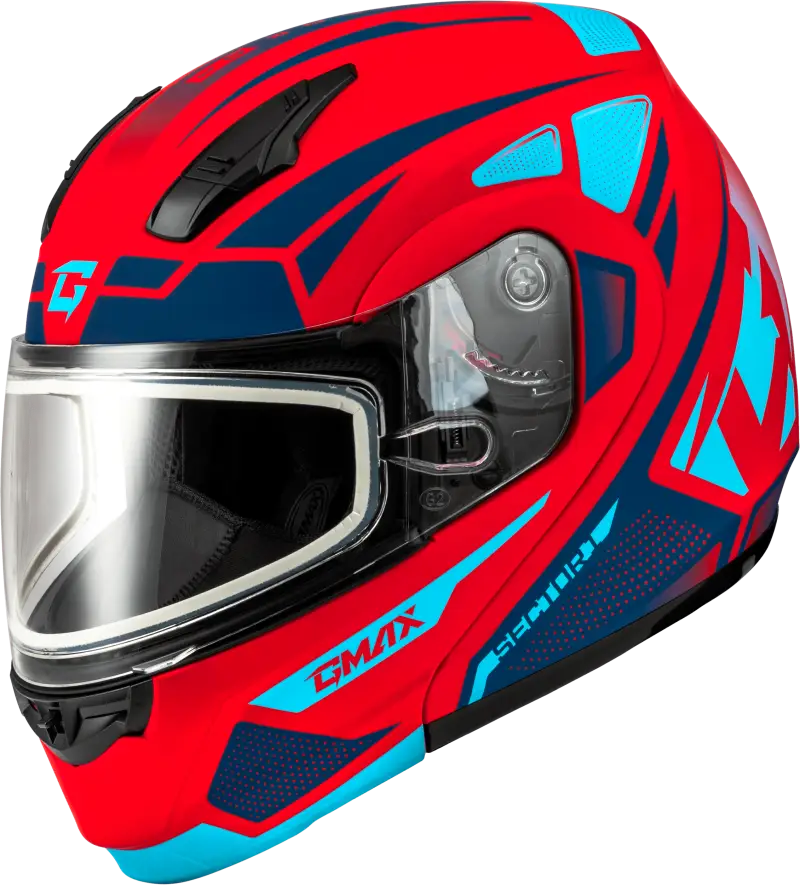 Md-04S Sector Snow Helmet Red/Blue 3X