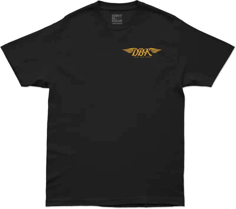 Goldwings Tee Black 2x - DBK