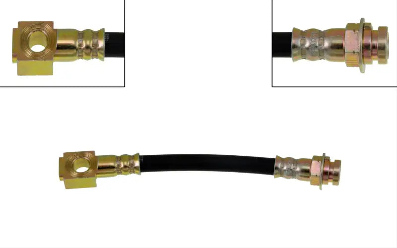 Automotive H38612 Dorman Brake Hose with metal fittings for reliable braking performance