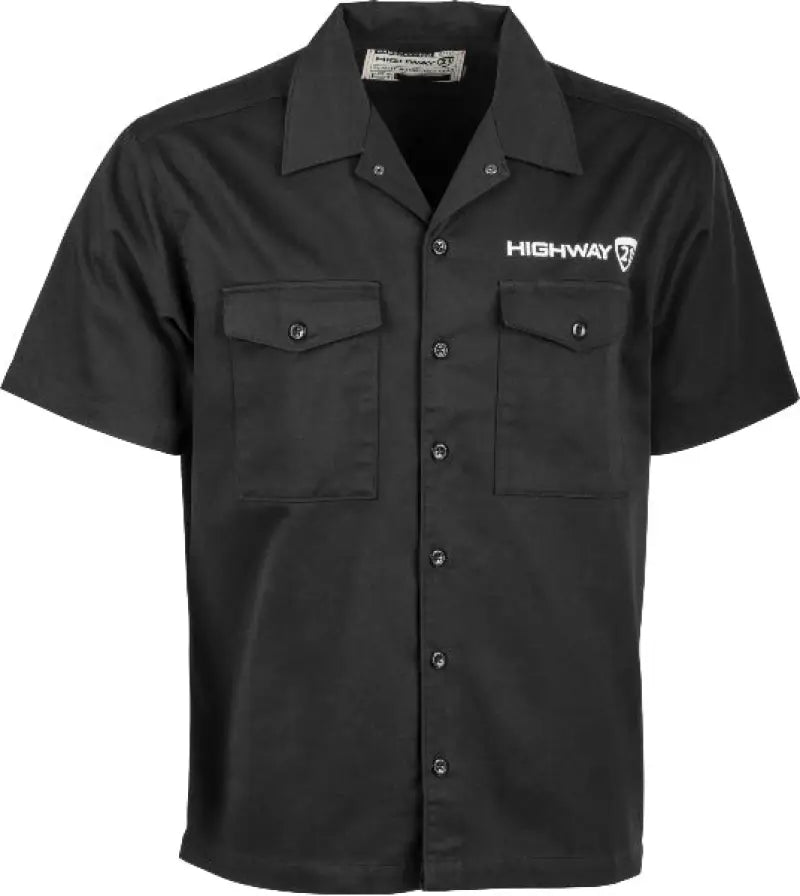 Halliwell Work Shirt Black Lg