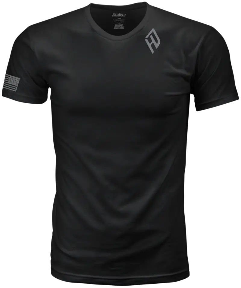 Harddrive Shield Tee Black/White 3x - HARDDRIVE