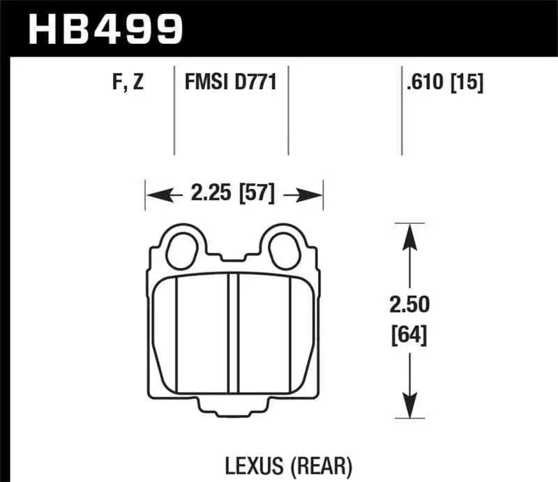 Hawk Performance HB499F.610