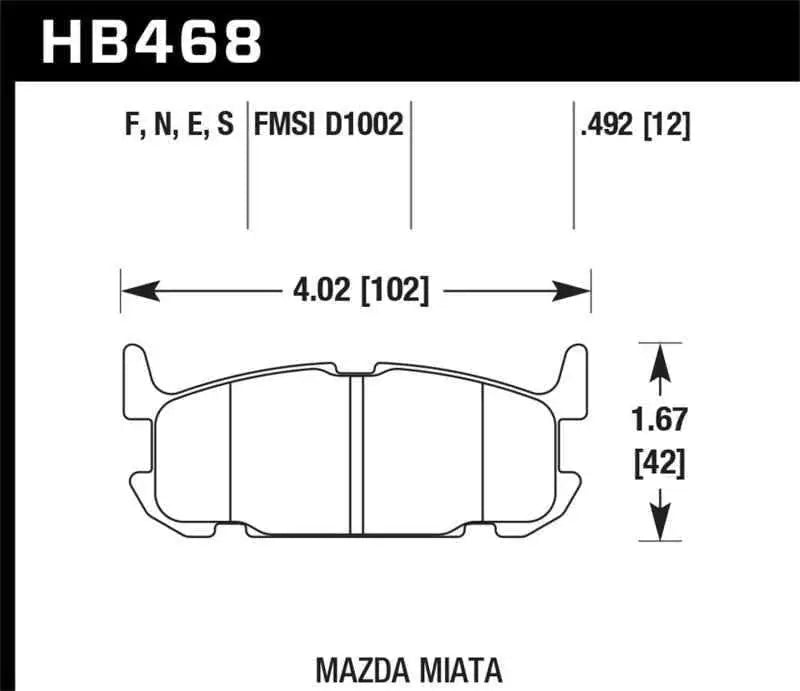 Hawk Performance HB468F.492