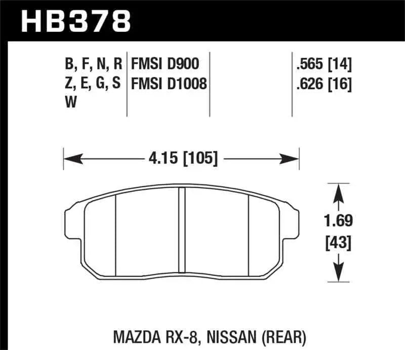 Hawk Performance HB378N.565