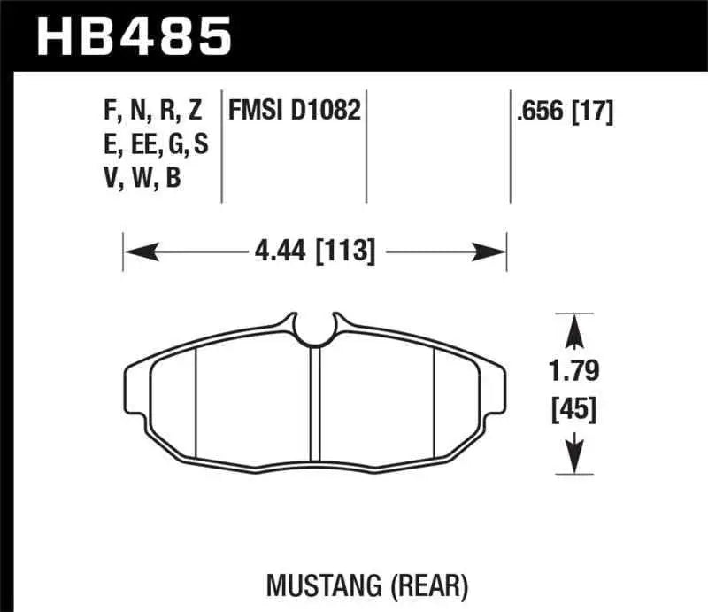 HAWK HB485F.656