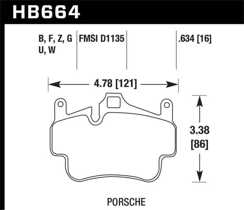 Hawk Performance HB664Z.634