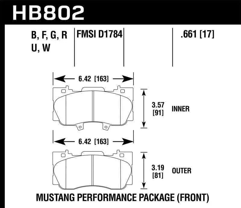 Hawk Performance HB802B.661