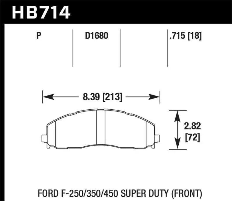 Hawk Performance HB714P.715