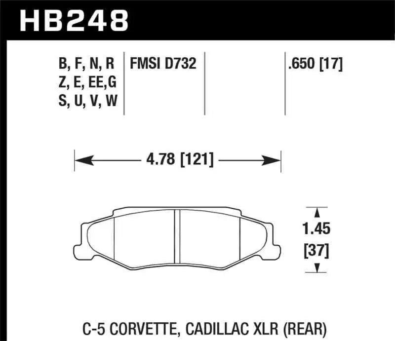 Hawk Performance HB248N.650