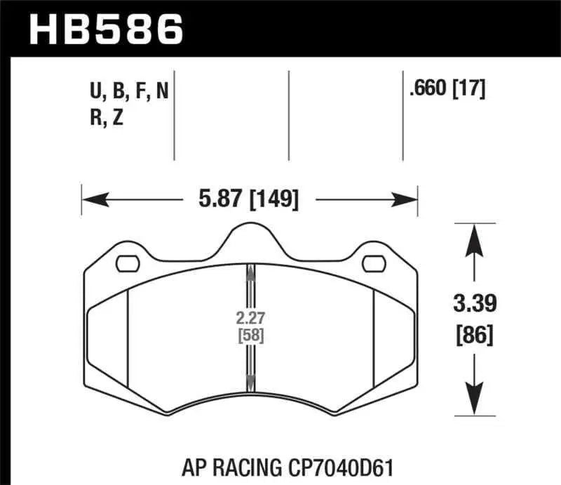 Hawk Performance HB586Z.660