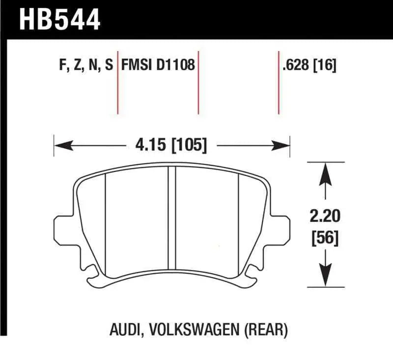 Hawk Performance HB544F.628