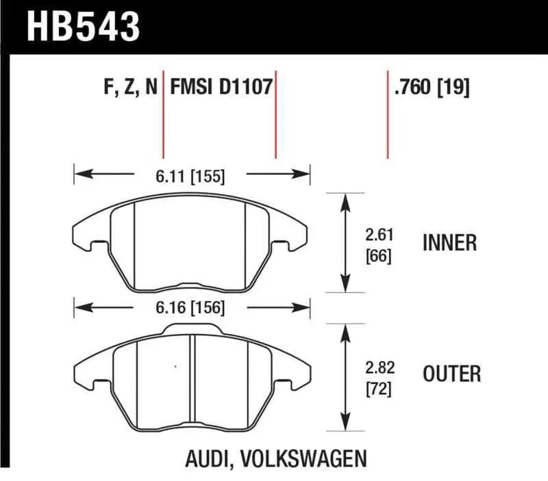 Hawk Performance HB543N.760