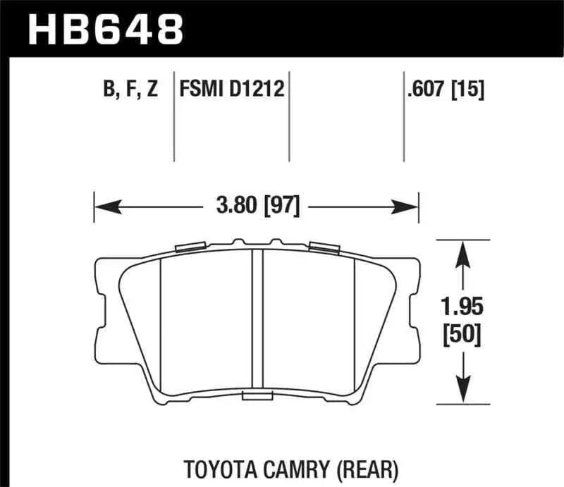 Hawk Performance HB648F.607