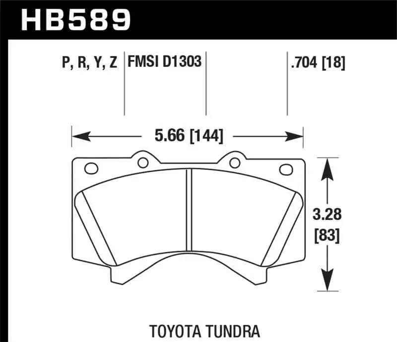 Hawk Performance HB589Z.704