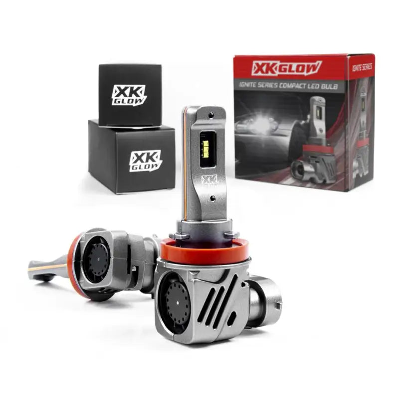 Headlight Bulb HB3; LED Bulb; 24 Watt; 9 To 32 Volt; White Beam Color; 2200 Lumens; 6000K Light Color Temperature; Set
