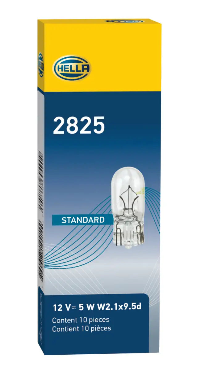 Hella bulb 2825 12V 5W 4CP in packaging for RV parts & accessories