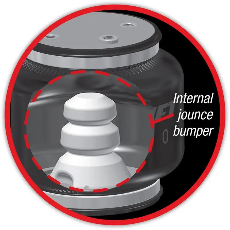 Helper Spring Kit Air With Internal Jounce Bumper; Frame Mount; Upto 5000 Pounds Of Leveling Capacity; Adjustable