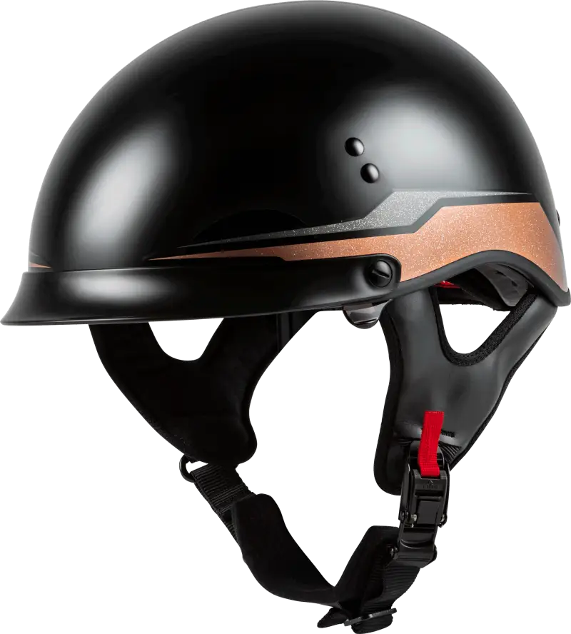 Hh 65 Half Helmet Source Full Dressed Black/Copper Xl
