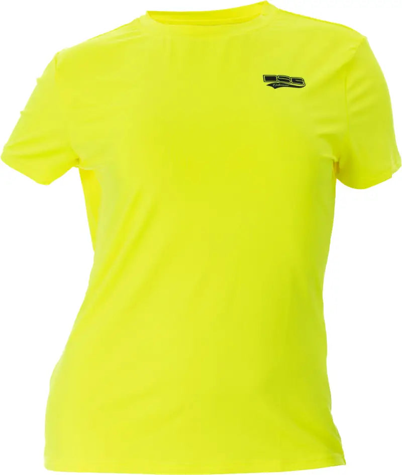 Dsg Casual Logo Tee Hi Vis Yellow 2xs - DSG